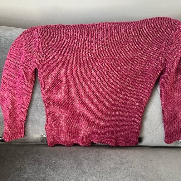 Peck & Peck PINK knit sweater size small - Picture 3 of 5
